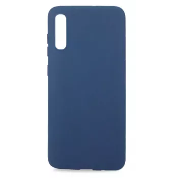 Evelatus Capa de silicone para Samsung Galaxy A50 azul-escura