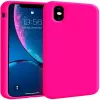 Evelatus Capa de silicone Soft Touch Premium para Apple iPhone XR rosa-choque