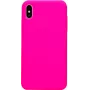 Evelatus Capa de silicone Soft Touch Premium para Apple iPhone XR rosa-choque
