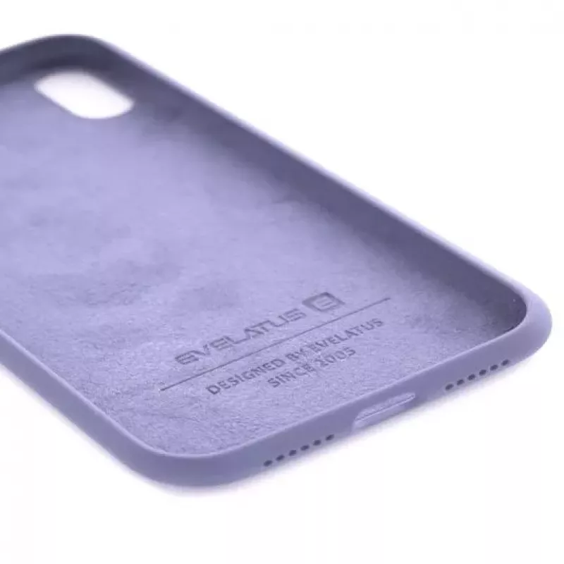 Evelatus Capa de silicone Soft Touch Premium para Apple iPhone XR lavanda