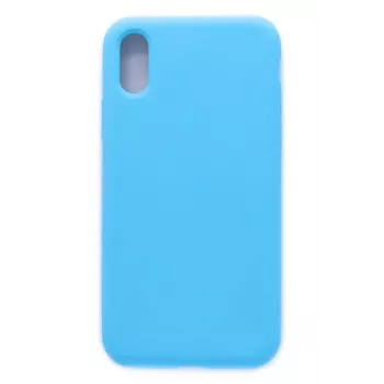 Evelatus Capa de silicone Soft Touch Premium para Apple iPhone XR azul-céu