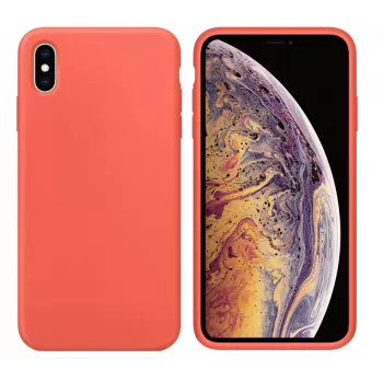 Evelatus Capa de silicone Soft Touch Premium para Apple iPhone Xs nectarina