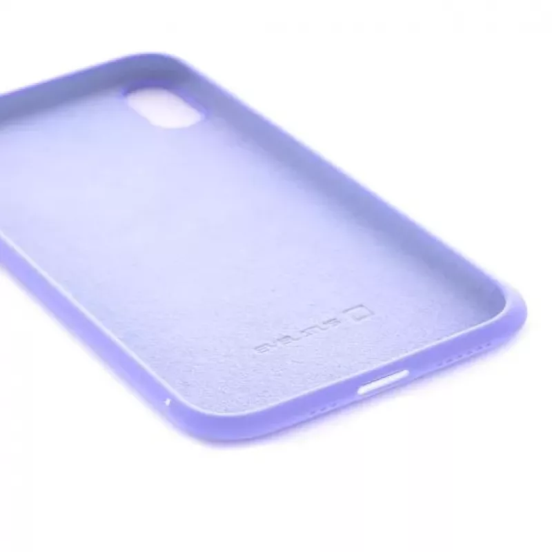 Evelatus Capa de silicone Soft Touch Premium para Apple iPhone Xs lilás