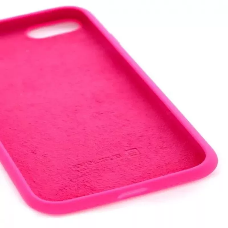 Evelatus Capa de silicone Soft Touch Premium para Apple iPhone 7/8/SE2020/SE2022 rosa-rebuçado