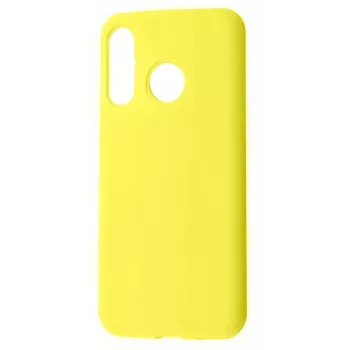 Evelatus Capa de silicone Soft Touch Premium para Huawei P30 Lite amarelo-claro