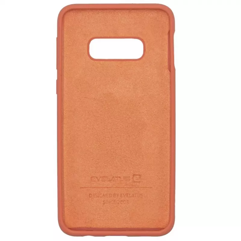 Evelatus Capa de silicone Soft Touch Premium para Samsung Galaxy S10e nectarina