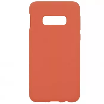 Evelatus Capa de silicone Soft Touch Premium para Samsung Galaxy S10e nectarina