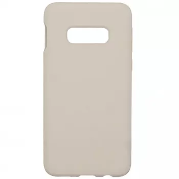 Evelatus Capa de silicone Soft Touch Premium para Samsung Galaxy S10e pedra