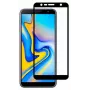 Evelatus Samsung Galaxy J6+ Protetor de ecrã em vidro temperado 2.5D Full Cover com cola japonesa e camada antiestática