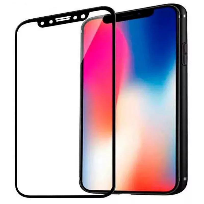 Evelatus Apple iPhone X/Xs/11 Pro 5.8 Privacy Protetor de ecrã 2.5D Silk Full Cover com cola japonesa antiestático