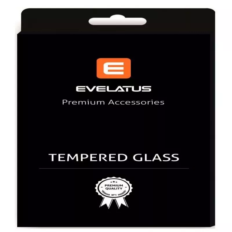 EVELATUS Apple iPhone XR/11 Matte Protetor de ecrã em vidro 2.5D Silk Cover com cola japonesa antiestático