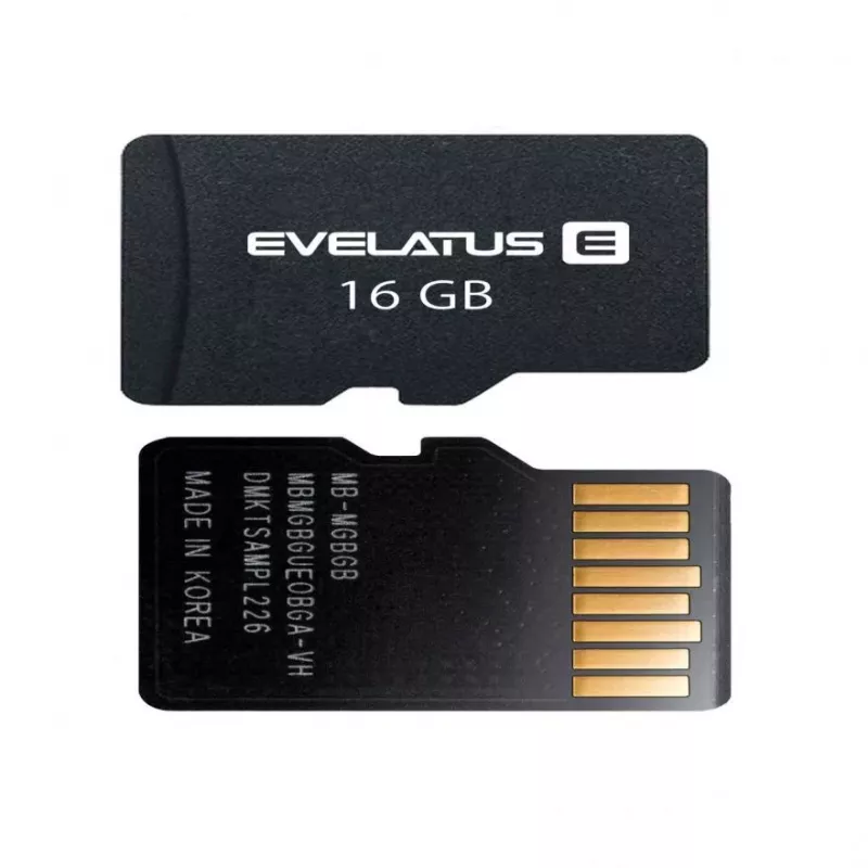 EVELATUS Cartão Micro SD Universal 16GB 3.0 EMC01 leitura 60MB/s escrita 20MB/s