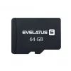 Evelatus Cartão de memória MicroSDXC 64GB Classe 10 UHS-I U1 V10 60MB/s leitura 20MB/s escrita