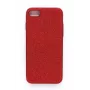 Evelatus Capa traseira de silicone líquido para Apple iPhone 7/8 Starnight vermelho