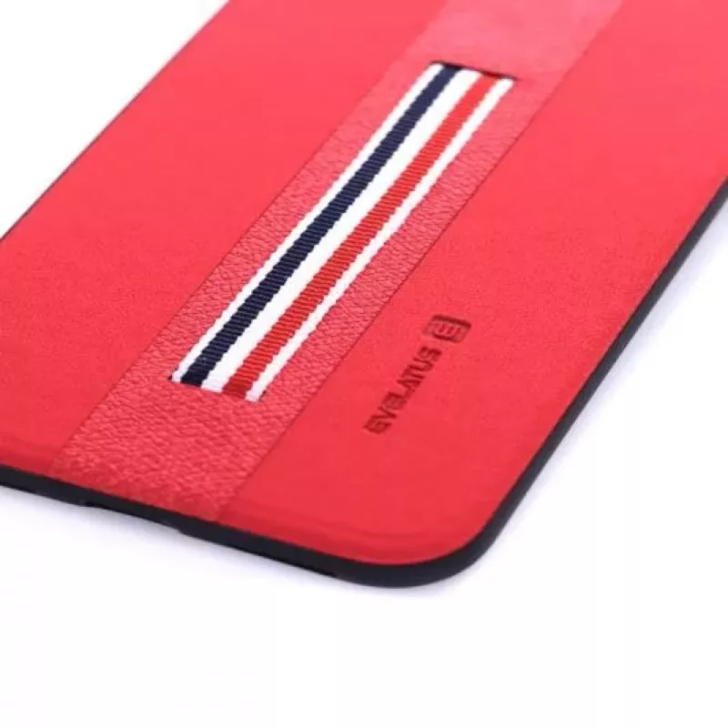 Evelatus Capa traseira para Apple iPhone X Dazzle vermelha