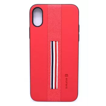 Evelatus Capa traseira para Apple iPhone X Dazzle vermelha