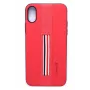 Evelatus Capa traseira para Apple iPhone X Dazzle vermelha