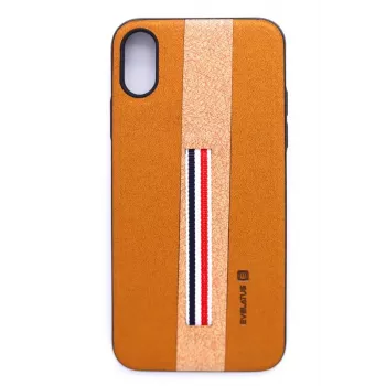 Evelatus Capa traseira para Apple iPhone X Dazzel castanha