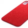 Evelatus Capa traseira de silicone para Apple iPhone X Starnight vermelha