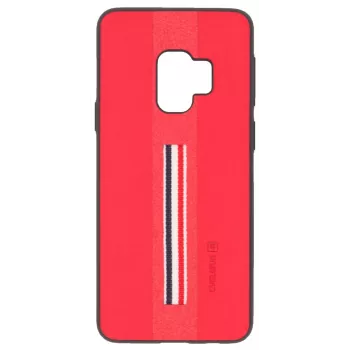 Evelatus Capa traseira Dazzle Series vermelho para Samsung Galaxy S9