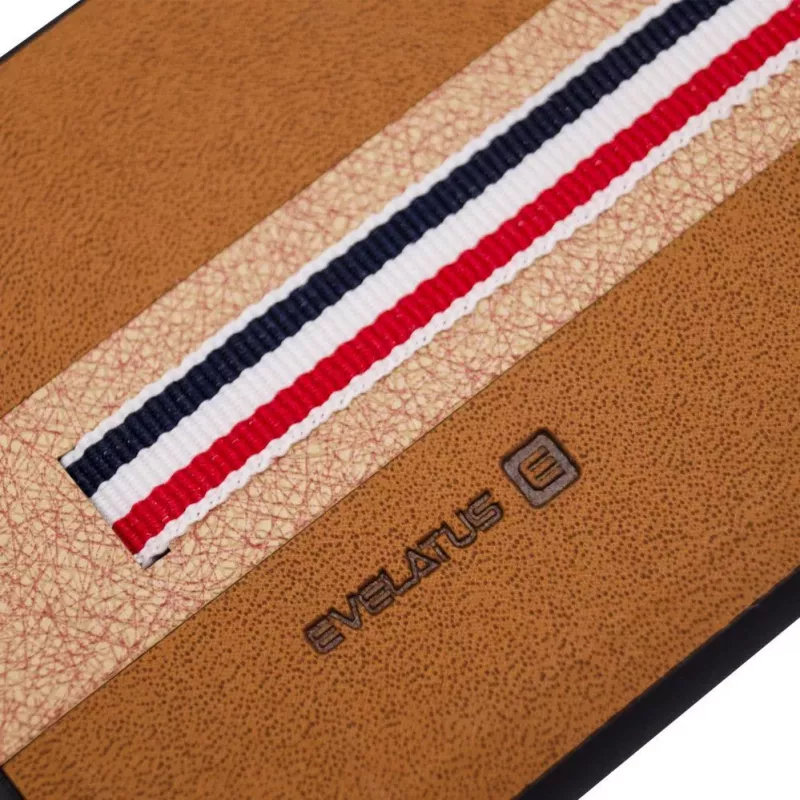 Evelatus Capa traseira Dazzle Series castanho para Samsung Galaxy S9