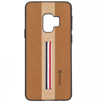 Evelatus Capa traseira Dazzle Series castanho para Samsung Galaxy S9
