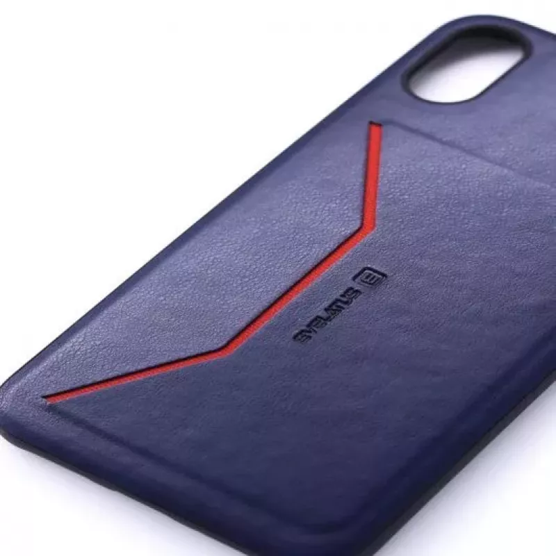 Evelatus Apple iPhone X Nobel Blue capa traseira em silicone