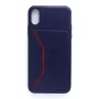 Evelatus Apple iPhone X Nobel Blue capa traseira em silicone