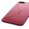 Evelatus Capa traseira Nobel vermelha para Apple iPhone 7/8 - silicone Soft-Touch