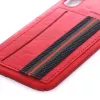 Evelatus Capa traseira de plástico Cubit vermelha para Apple iPhone X
