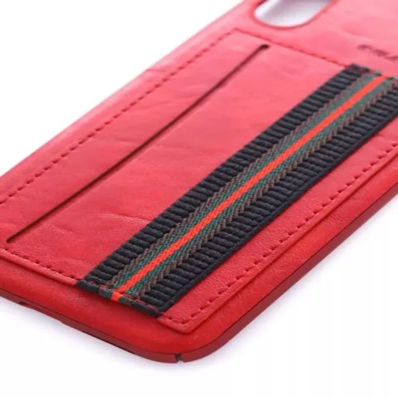 Evelatus Capa traseira de plástico Cubit vermelha para Apple iPhone X