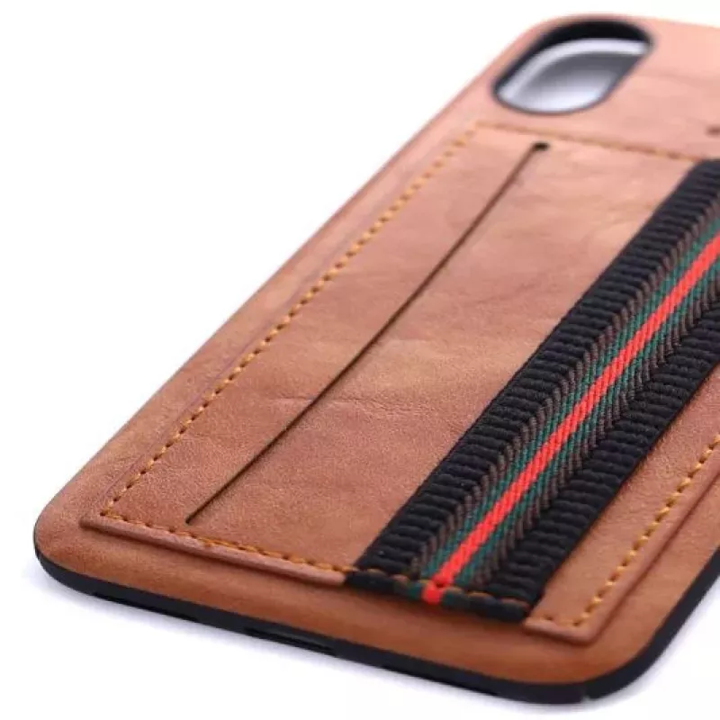 Evelatus Capa traseira Cubit Brown para Apple iPhone X