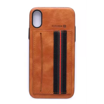 Evelatus Capa traseira Cubit Brown para Apple iPhone X