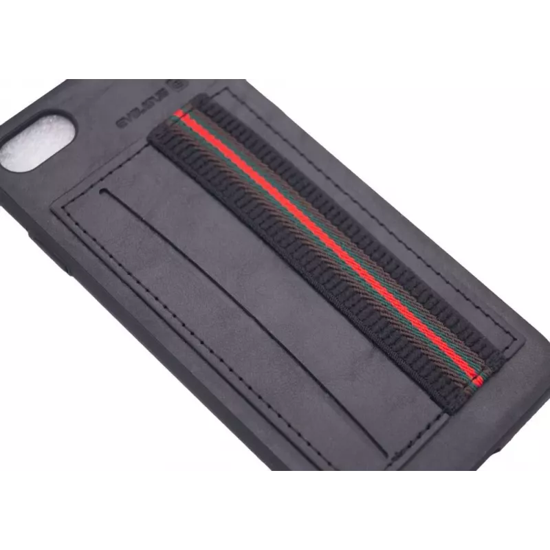 Evelatus Capa protetora Cubit em plástico preta para Apple iPhone 7/8