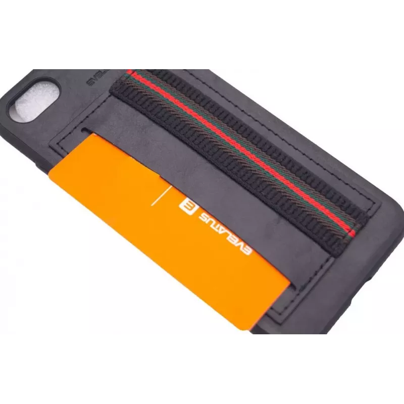 Evelatus Capa protetora Cubit em plástico preta para Apple iPhone 7/8