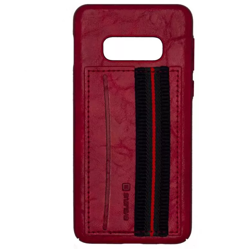 Evelatus Capa traseira Cubit em plástico vermelha para Samsung S10e