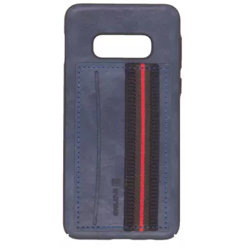 Evelatus Capa protetora Cubit em plástico azul para Samsung Galaxy S10e