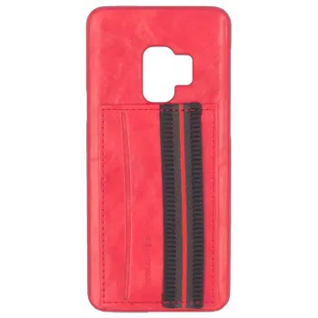 Evelatus Capa protetora Cubit em plástico vermelha para Samsung S9