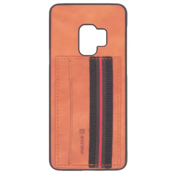 Evelatus Capa traseira Cubit em plástico castanha para Samsung Galaxy S9