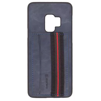 Evelatus Capa traseira Cubit em plástico azul para Samsung Galaxy S9