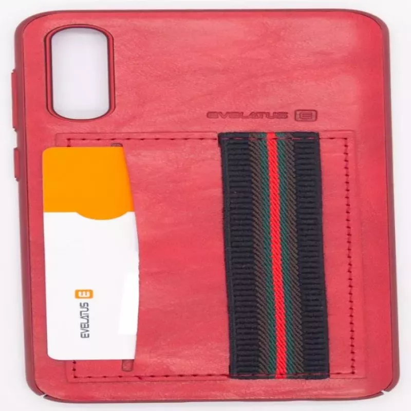 Evelatus Capa protetora Cubit em plástico vermelha para Samsung Galaxy A50