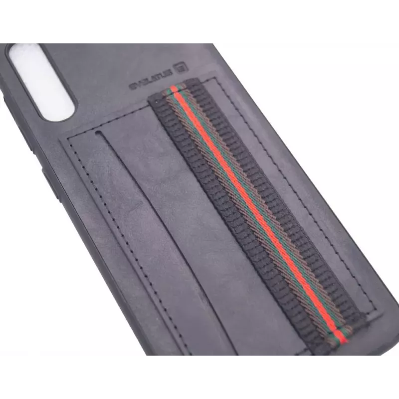 Evelatus Capa traseira Cubit em plástico preta para Samsung Galaxy A50