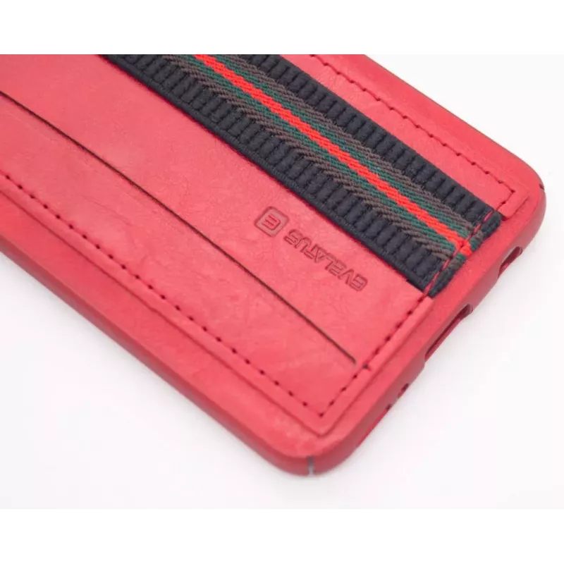 Evelatus Capa traseira Cubit em plástico vermelha para Samsung A40