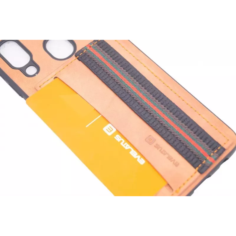Evelatus Capa traseira Cubit em plástico castanha para Samsung Galaxy A40