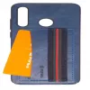 Evelatus Capa traseira Cubit em plástico azul para Huawei P30 Lite