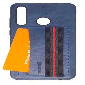 Evelatus Capa traseira Cubit em plástico azul para Huawei P30 Lite