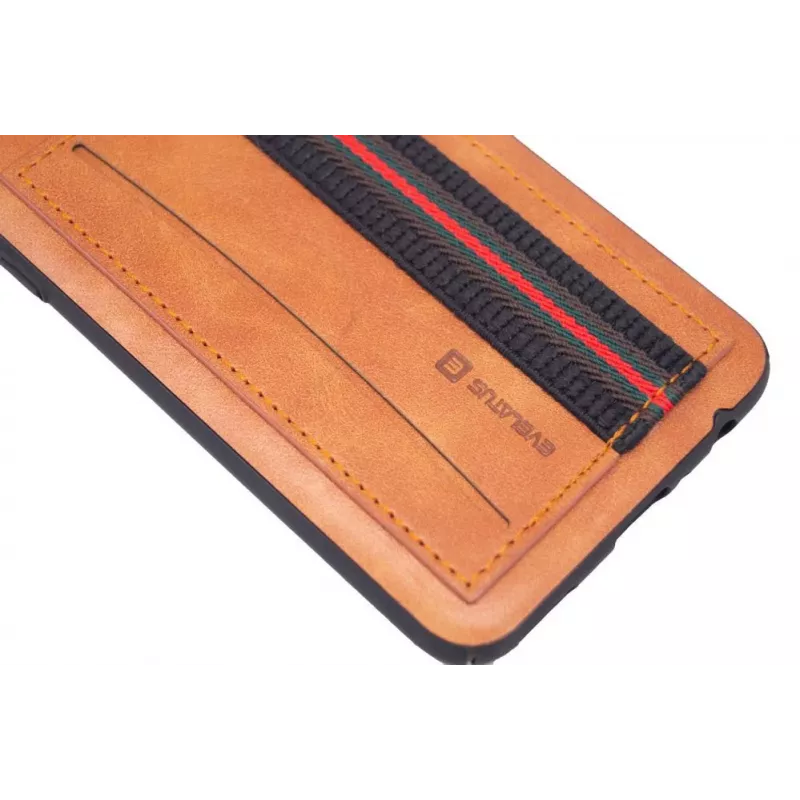 Evelatus Capa protetora Cubit em plástico castanha para Huawei P smart 2019