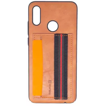 Evelatus Capa protetora Cubit em plástico castanha para Huawei P smart 2019