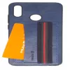 EVELATUS Capa protetora Cubit em plástico azul para Huawei P Smart 2019