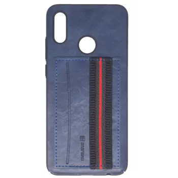 EVELATUS Capa protetora Cubit em plástico azul para Huawei P Smart 2019